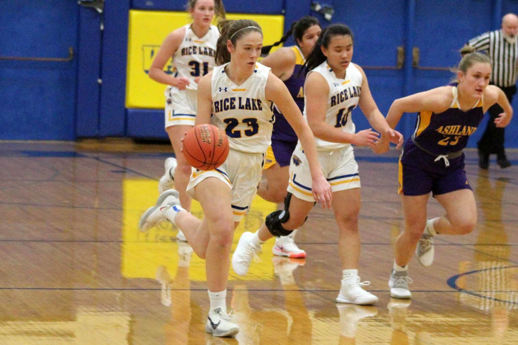 Rice Lake girls basketball vs. Ashland 11-22-21